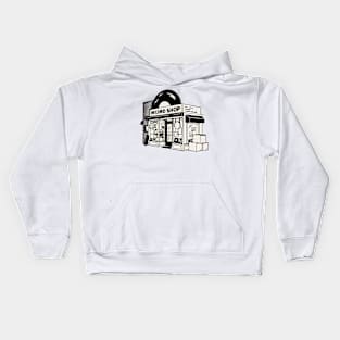 Record shop Kids Hoodie